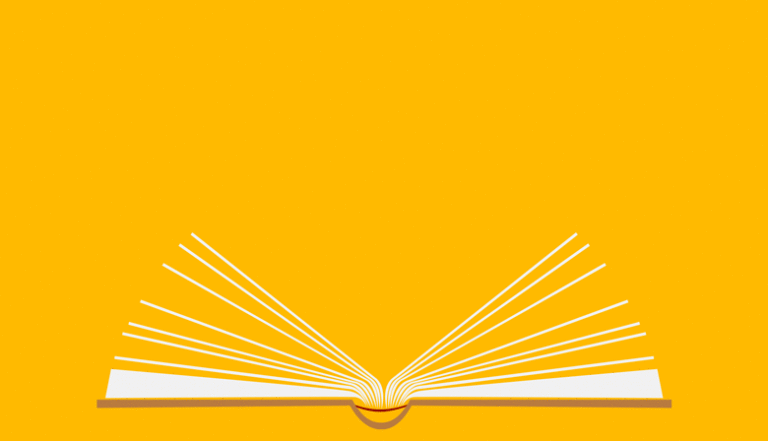 Illustration of an open book with the Center for Generational Kinetics logo emerging from the pages