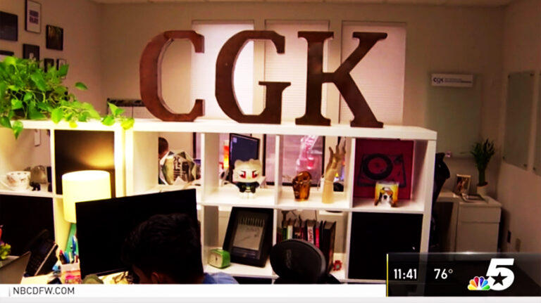 photograph of CGK office space on NBCDFW.com