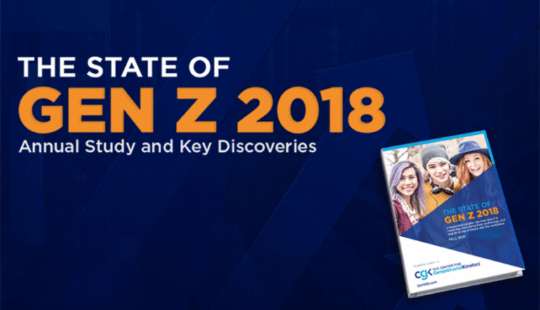 The state of Gen Z 2018 - animated book cover