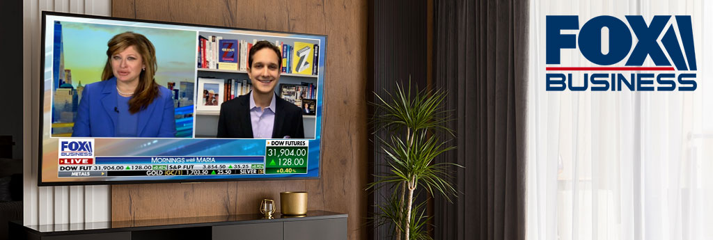 Jason Dorsey on national TV with Fox Business logo on upper left corner